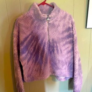Forever 21 Sherpa tie dye